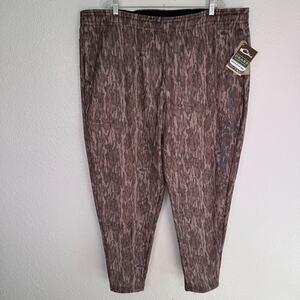 Drake Waterfowl Sweatpants Mens 3XL Under Wader Joggers Mossy Oak Camo 3X NEW
